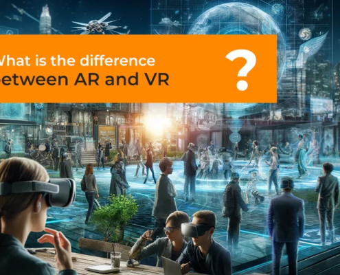 What is the difference between AR and VR?